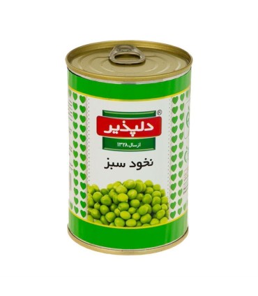 كنسرو 400 گرم نخود سبز دلپذير