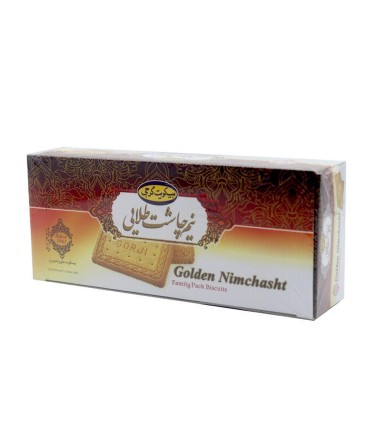 بيسكويت 540 گرم پذيرايي نيم چاشت طلايي گرجي