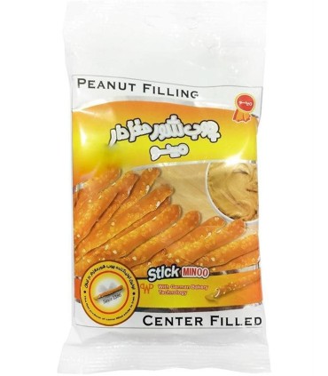 كراكر چوب شور 50 گرم  مغزدار مينو