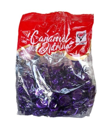 تافي 850 گرم مغزدار كارامل بنفش كندي