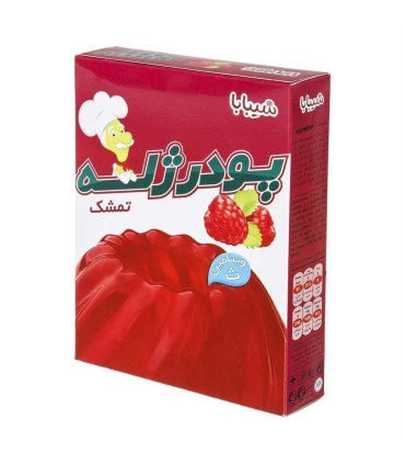 پودر ژله 100 گرم  تمشك شيبابا