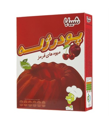 پودر ژله 100 گرم ميوه هاي قرمز شيبابا