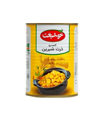 كنسرو 380 گرم ذرت . خوشبخت