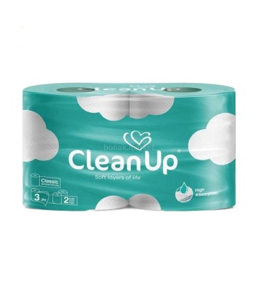 دستمال كاغذي دلسي 2 رول كلين آپ