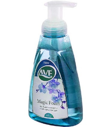 فوم دستشويي 500 ميل مثلثي آبي اوه