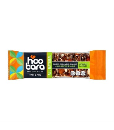 نات بار 35 گرم بادام و كارامل نمكي هوبارا