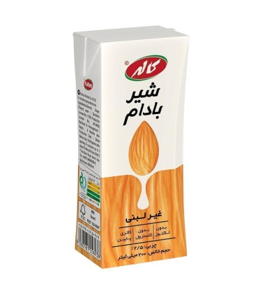 شير استريل 200 ميل غير لبني بادام كاله