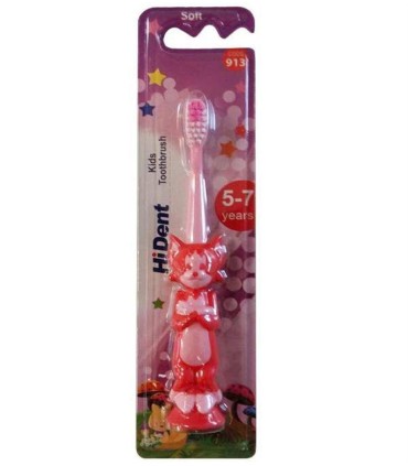 مسواك كودك (برس نرم) طرح گربه Hi Dent