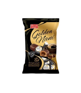 تافي 400 گرم شيري مغزدار قهوه گلدن شيرين عسل