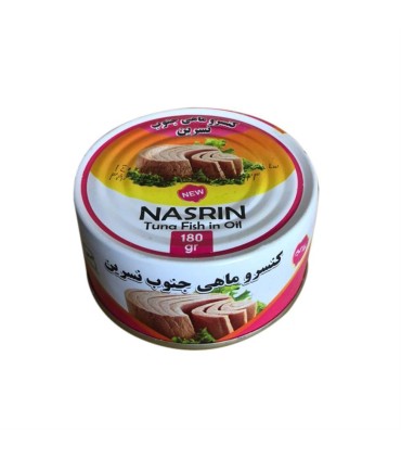تن ماهي 180 گرم نسرين