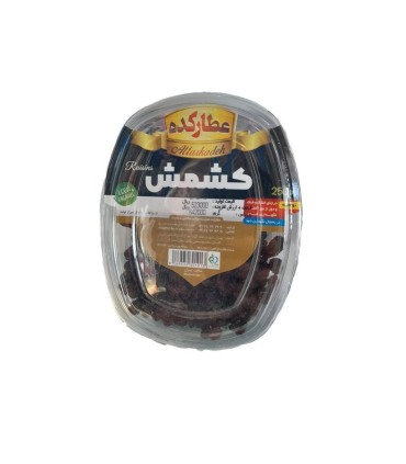 كشمش پلويي 250 گرم ظرفي عطاركده