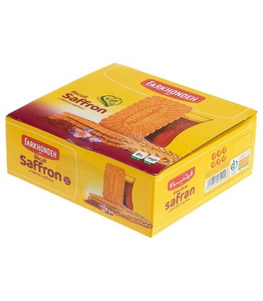 بيسكويت 750 گرم پذيرايي زعفراني فرخنده