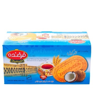 بيسكويت 450 گرم نارگيلي فرخنده