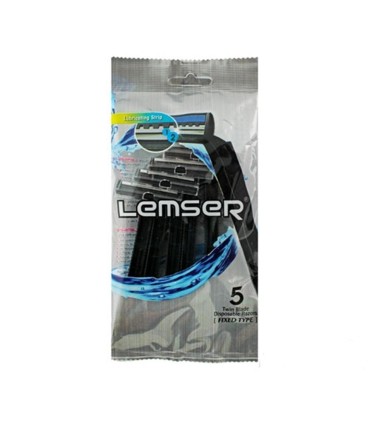 خودتراش 2 لبه 5 عددي نقره اي لمسر