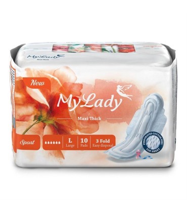 نوار بهداشتي نارنجي بزرگ ماي ليدي