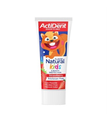 خمير دندان كودك 70 گرم توت فرنگي اكتيدنت