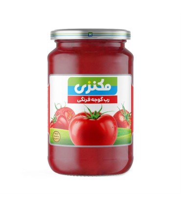 رب گوجه 1/5 كيلو شيشه مكنزي