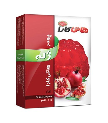 پودر ژله 100 گرم انار هاتي كارا
