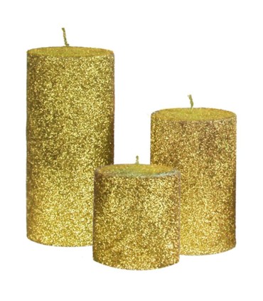 شمع 3 سايز استوانه اكليلي