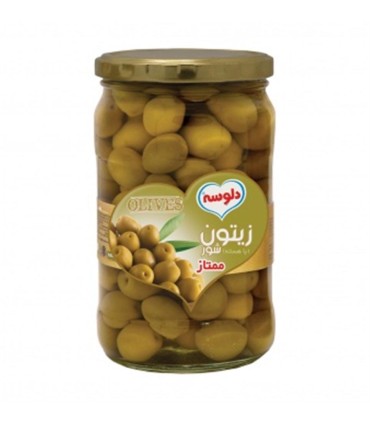 زيتون 680 گرم شور ممتاز دلوسه