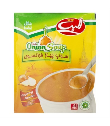سوپ نيمه آماده پياز فرانسوي اليت