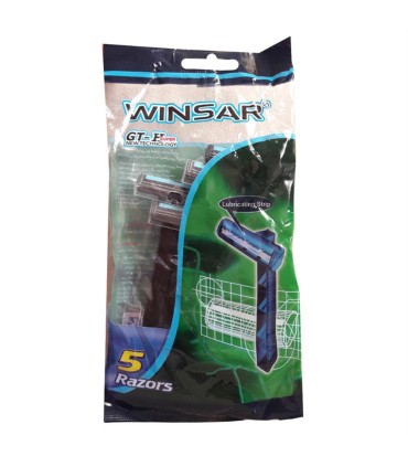 خودتراش 2 لبه 5 عددي صابوندار وينسار لمسر