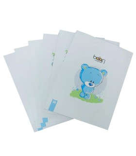 دفتر 80 برگ ساده بوفي