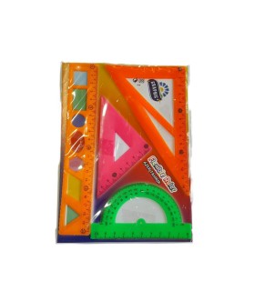 خط كش ست جور (4 عددي)