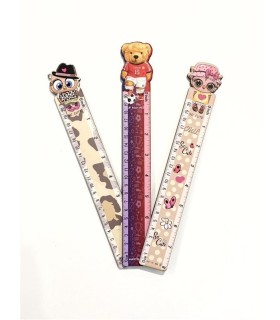 خط كش فانتزي چوبي