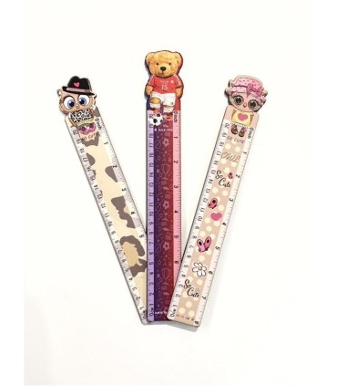 خط كش فانتزي چوبي