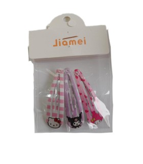 سنجاق موي سر 3 عددي كارتني