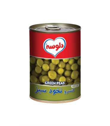 كنسرو 400 گرم نخود سبز دلوسه
