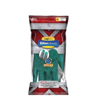 دستكش صنعتي نخي روكش لاتكس بزرگ گيلان
