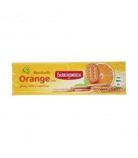 بيسكويت 150 گرم زبانك پرتقالي فرخنده