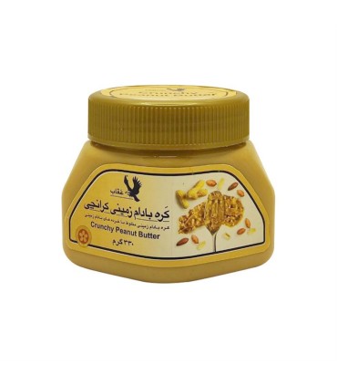 كره بادام زميني 330 گرم كرانچي عقاب