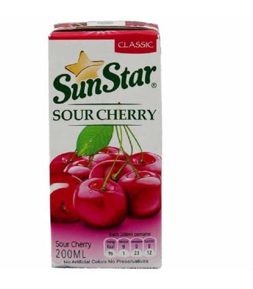 آبميوه 200 ميل آلبالو سان استار