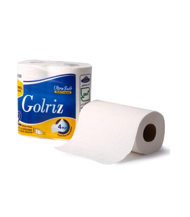 دستمال كاغذي حوله اي 2 رول ساده گلريز