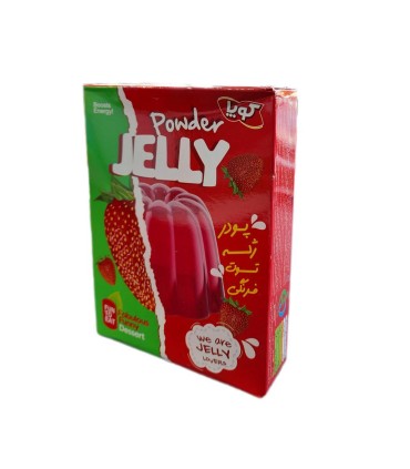 پودر ژله 100 گرم توت فرنگي كوپا