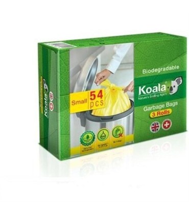 كيسه زباله 3 رول زرد كوچك (50*65) كوالا