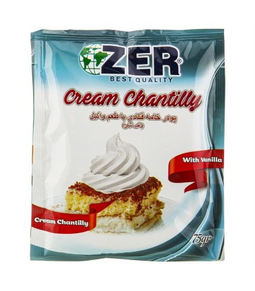 پودر خامه قنادي وانيلي 75 گرم ZER