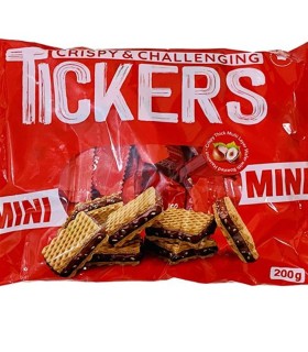 ويفر 200 گرم پاكتي كاكائو فندق تيكرز