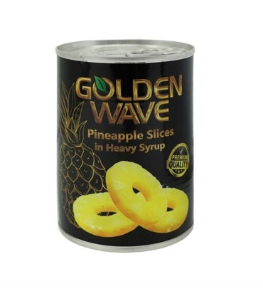 كمپوت 565 گرم آناناس  كليدار گلدن ويو طلايي