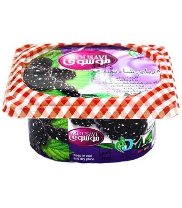 مربا 225 گرم شاه توت موسوي