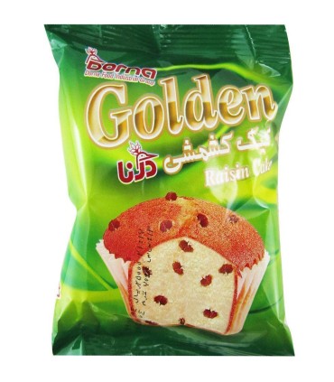 كيك طلايي كشمشي درنا