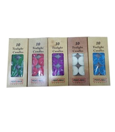 شمع جعبه 10 عددي وارمر رنگي