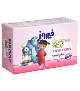 صابون كودك كودك 75 گرم هيولا صورتي فيروز