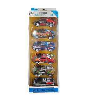 اسباب بازي ست ماشين رالي 6 عددي