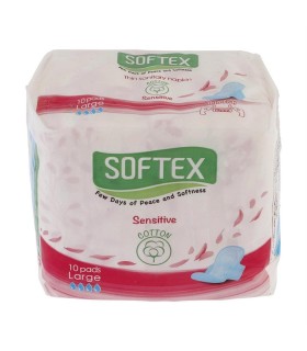 نوار بهداشتي فلاف بزرگ كتان سافتكس