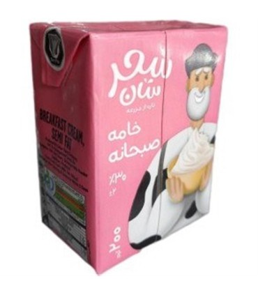 خامه 200 گرم صورتي سحرسان