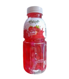 نوشيدني 320 ميل توت فرنگي با تكه هاي نارگيل فارم فرش